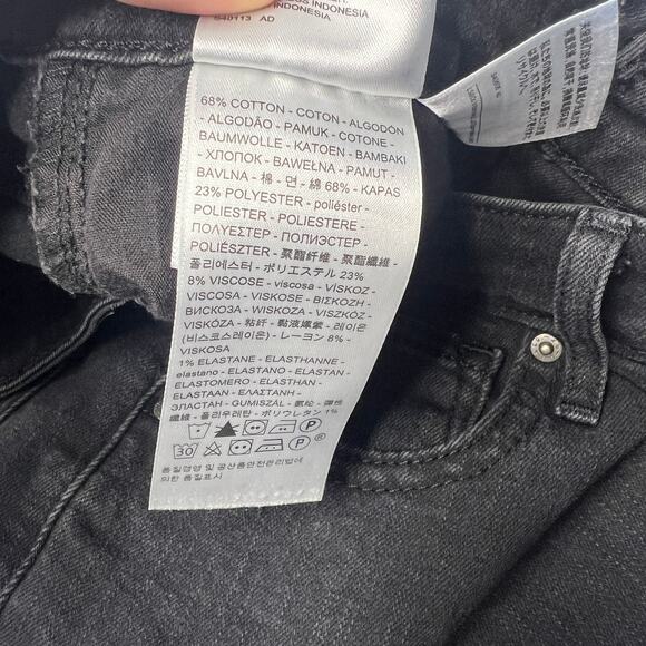 Levi's 721 High Rise Skinny Washed Black 26 - Picture 5 of 11